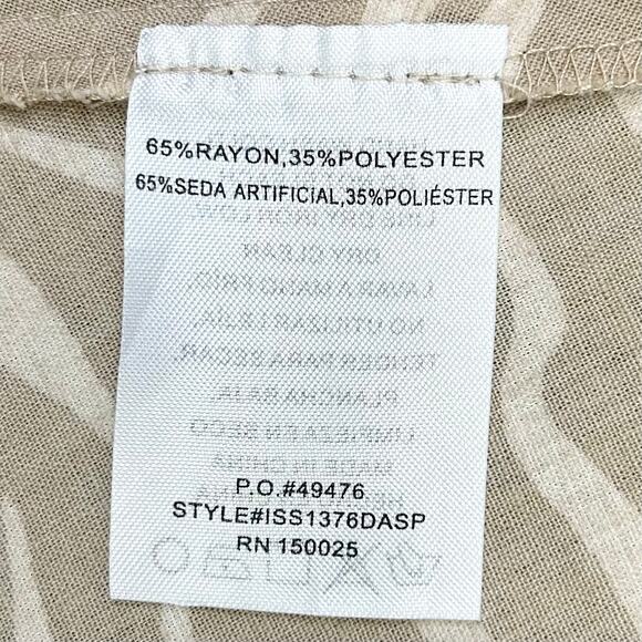 Arula Smocked Puff Sleeve Square Neck Tan Mini Dress - Picture 9 of 9